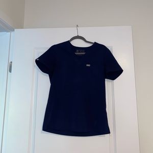 Navy figs scrub set small